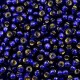 Miyuki rocailles Perlen 8/0 - Duracoat silverlined dyed navy blue 8-4281